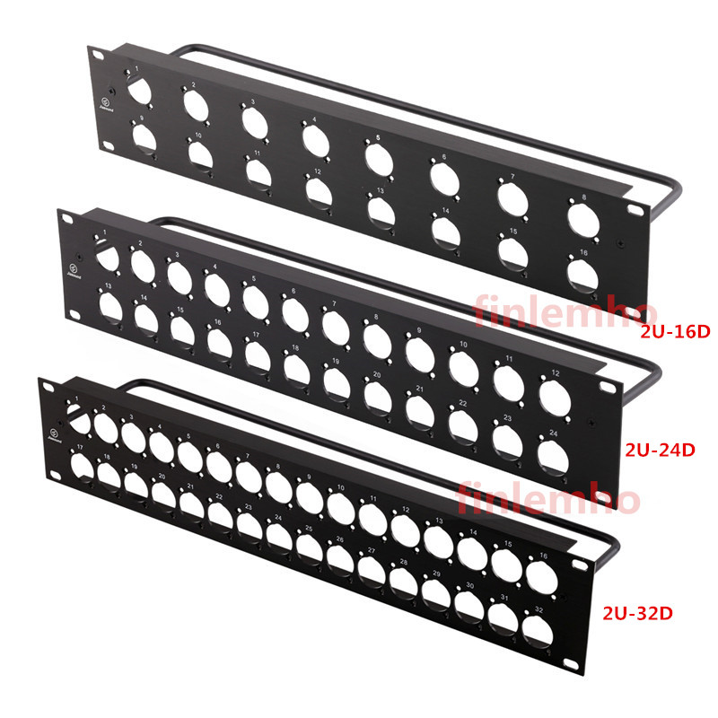 Wall Mount Speaker - 2U Rack Patch Panel 16/24/32 Way