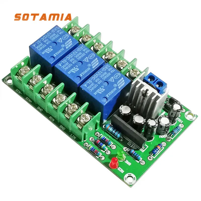 Home Cinema Amplifier - SOTAMIA 600W 2.1 Amplifier Speaker Protection