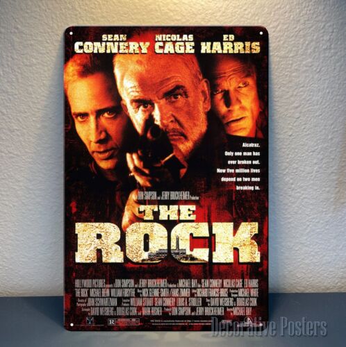 Home Cinema Decor - Y1,The Rock Movie Metal Poster Tin