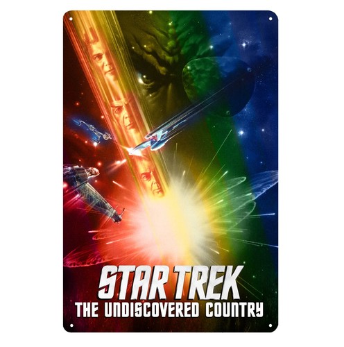 Home Cinema Decor - Y1,The Undiscovered Country Movie Metal Poster