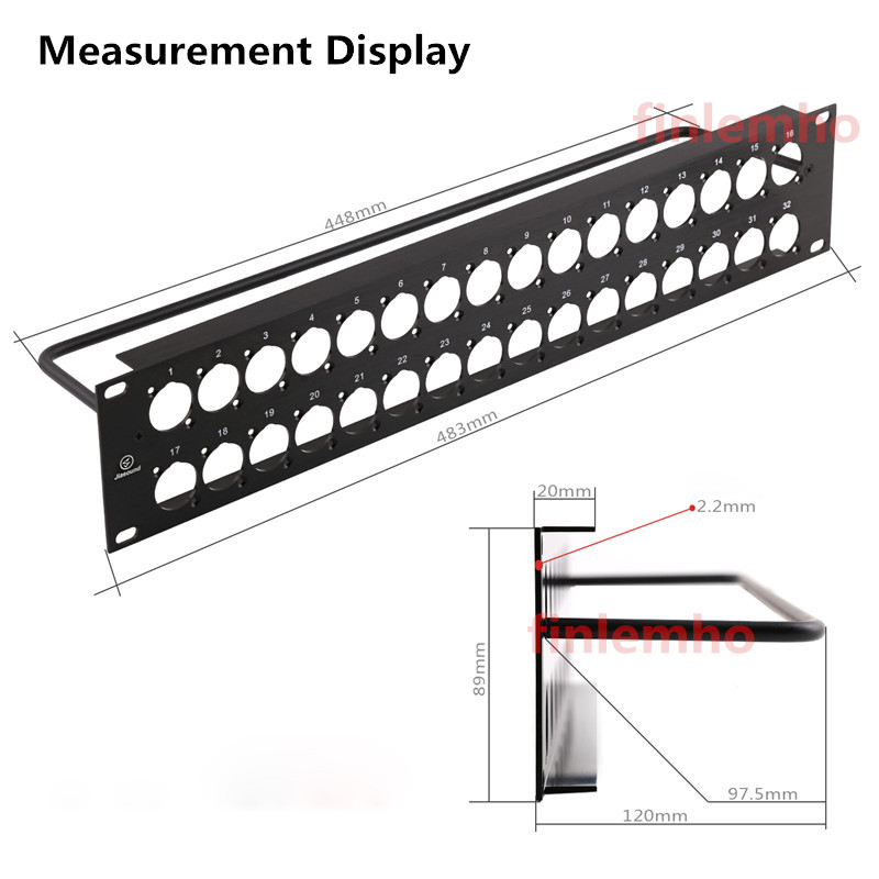 2U Rack Patch Panel 16/24/32 W - Wall Mount Speaker ulasan dan harga