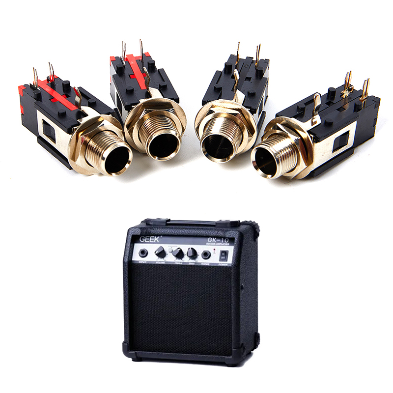 2Pcs 6.35mm Audio Headphone Ja - Wall Mount Speaker ulasan dan harga