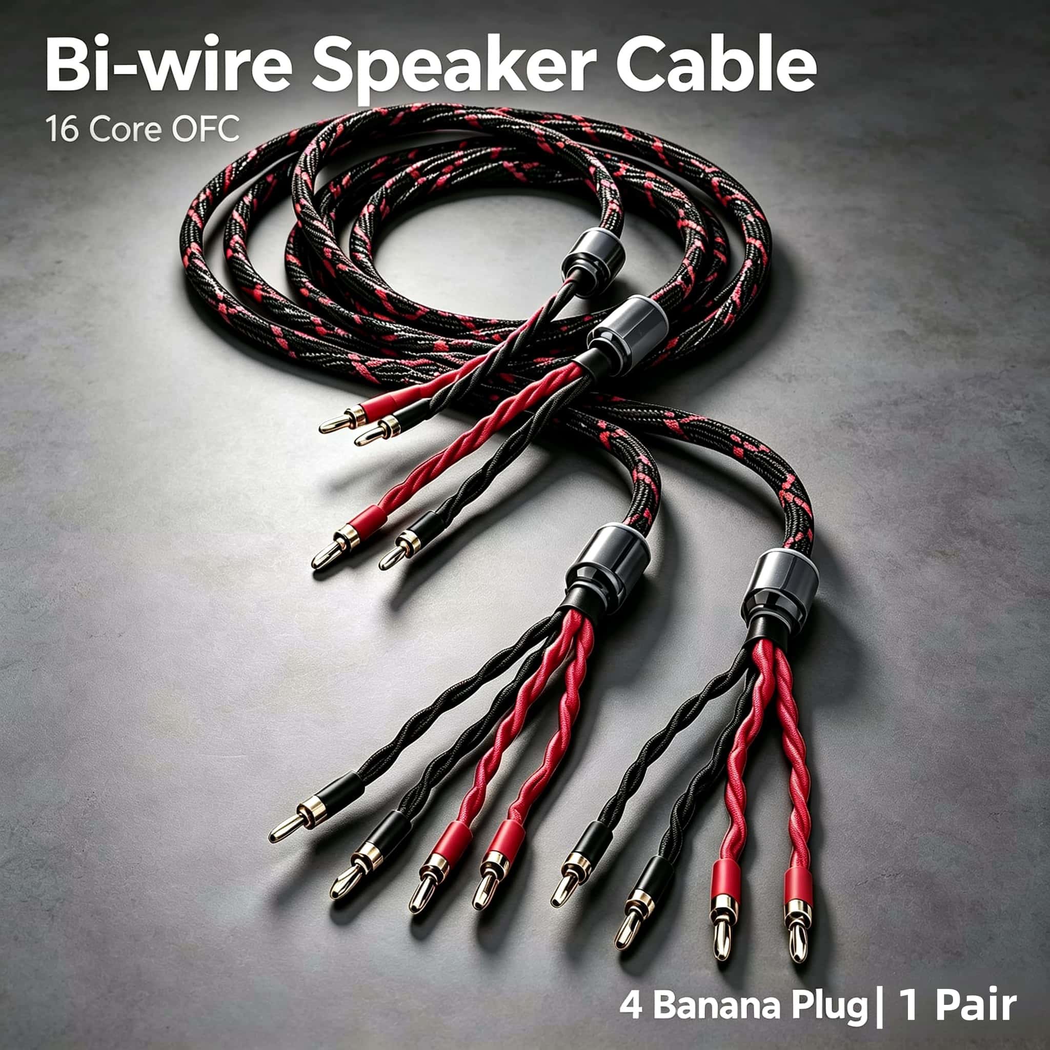 16 Core OFC Bi-Wire Speaker Ca - Home Cinema Amplifier ulasan dan harga