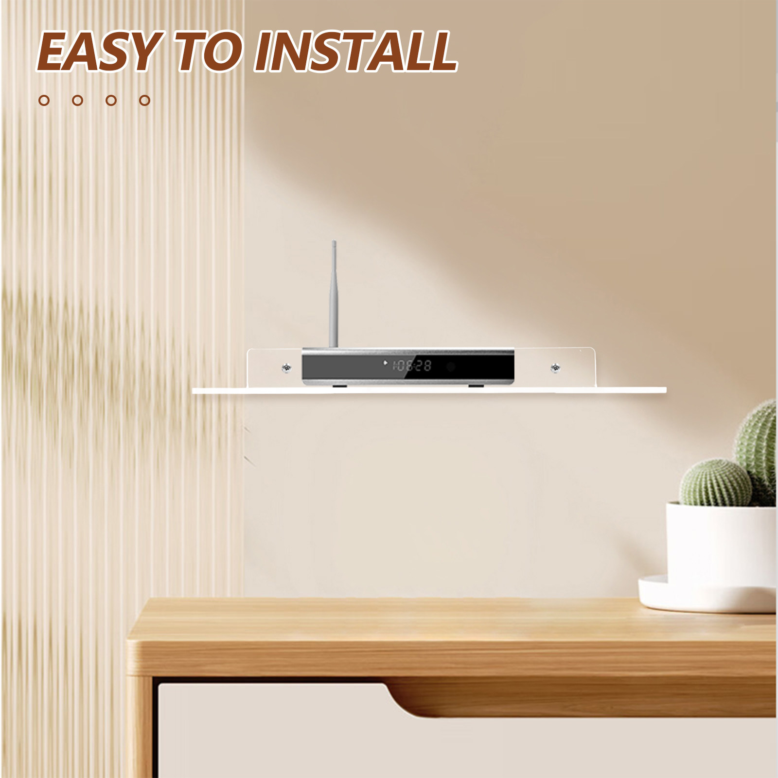 1Set Clear Acrylic Wall Mounte - Wall Mount Speaker ulasan dan harga