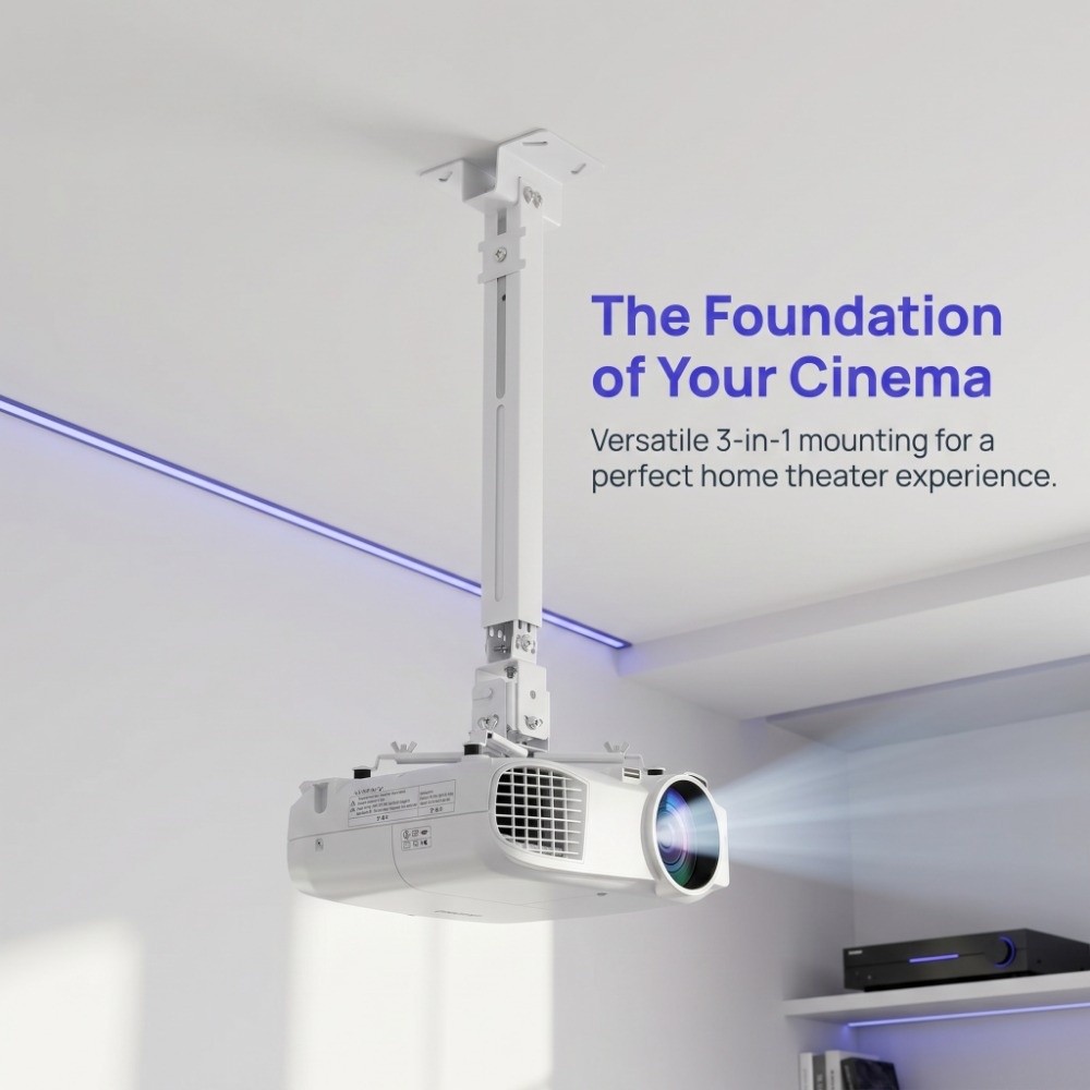 Retractable Projector Mount wi - Projector Mount Ceiling ulasan dan harga