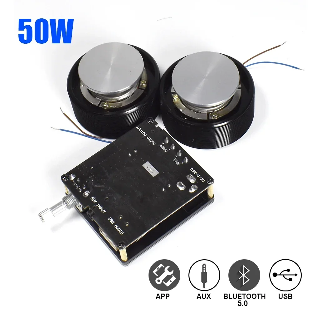 1 Set 50W 2.0 HIFI Vibration S - Home Cinema Amplifier ulasan dan harga