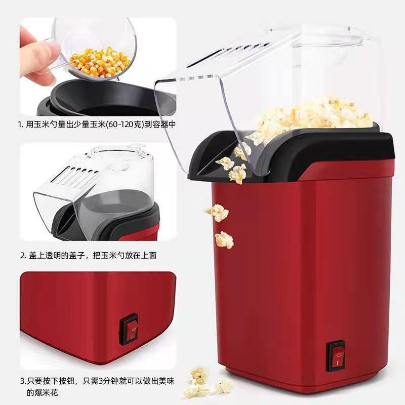 EU US UK Compact Electric Hot  - Popcorn Machine Home ulasan dan harga