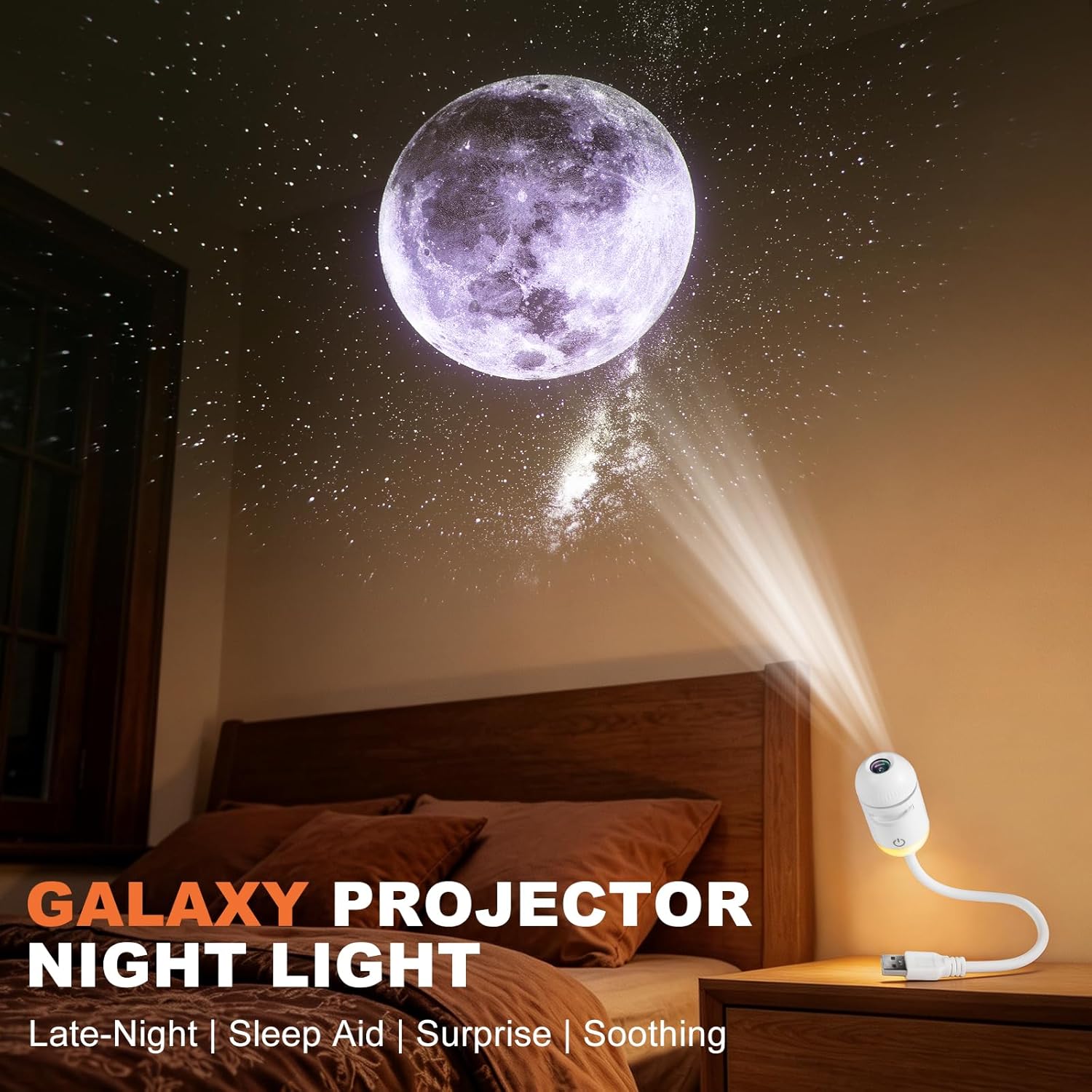 Galaxy Projector Night Light,  - Projector Mount Ceiling ulasan dan harga