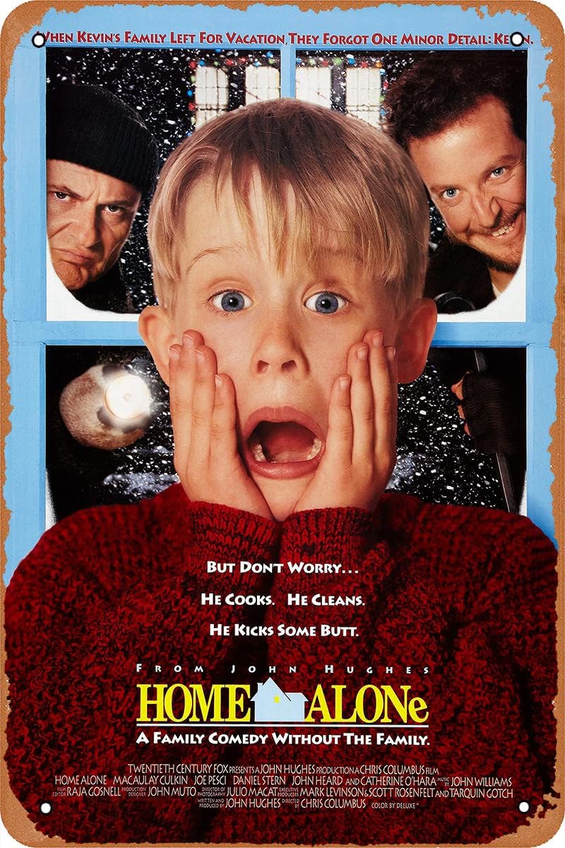 QIAN&XII Home Alone Movie Post - Home Cinema Decor ulasan dan harga