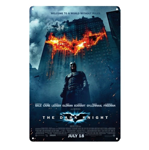 The Dark Knight Movie Metal Po - Home Cinema Decor ulasan dan harga