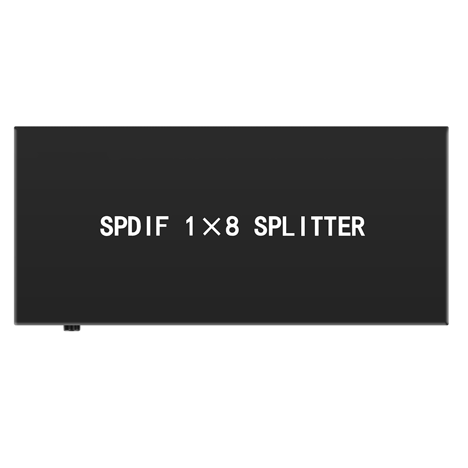 Optical Audio Splitter,1 in 8  - Home Cinema Amplifier ulasan dan harga