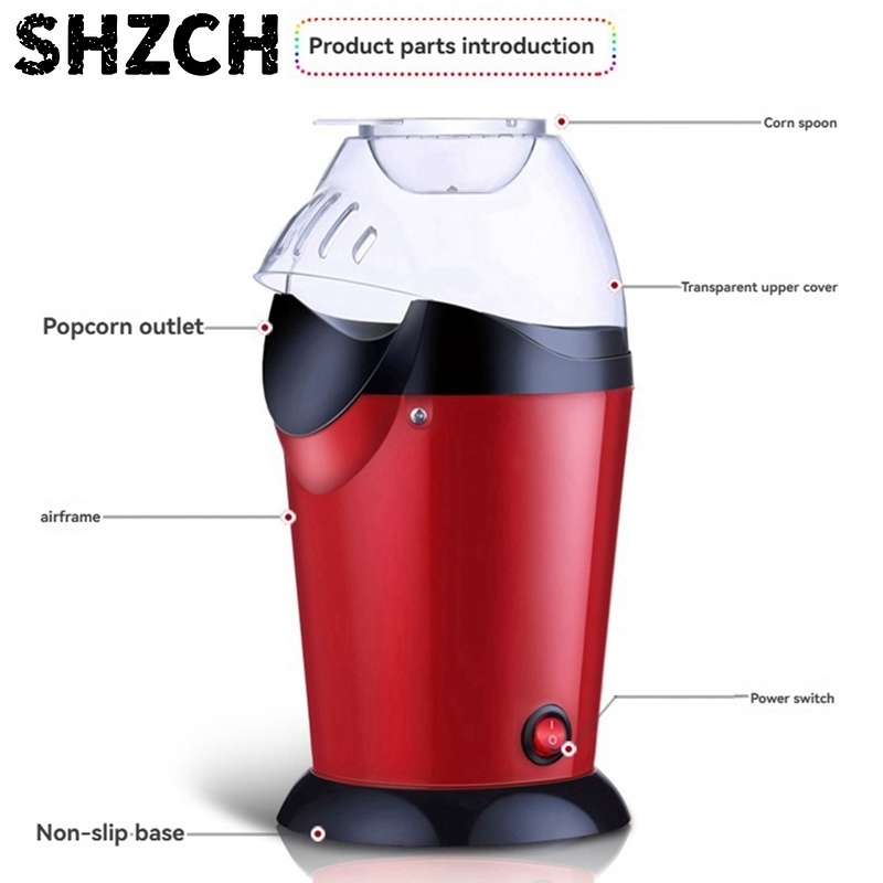 1200W Hot Air Popcorn Machine  - Popcorn Machine Home ulasan dan harga