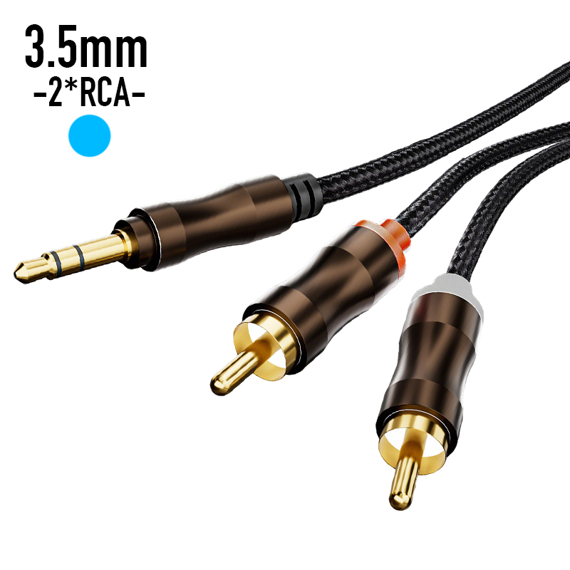 RCA To 3.5 mm Jack Aux Audio C - Home Cinema Amplifier ulasan dan harga
